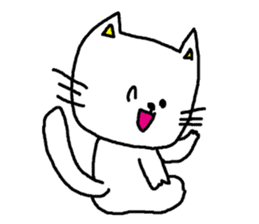 Cat that immediately reply sticker #3190073
