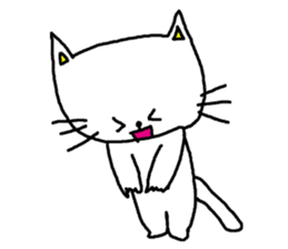 Cat that immediately reply sticker #3190074