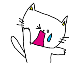 Cat that immediately reply sticker #3190075