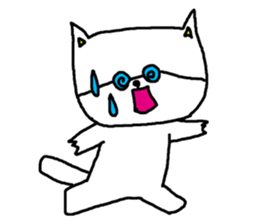 Cat that immediately reply sticker #3190076