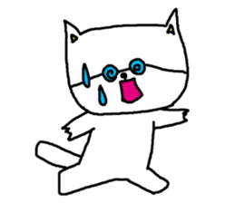 Cat that immediately reply sticker #3190076