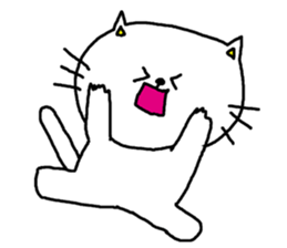 Cat that immediately reply sticker #3190077