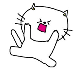 Cat that immediately reply sticker #3190077