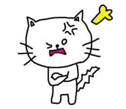 Cat that immediately reply sticker #3190078