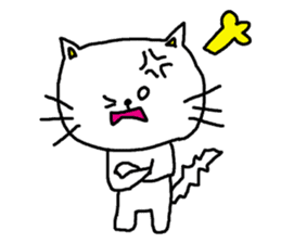 Cat that immediately reply sticker #3190078