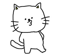 Cat that immediately reply sticker #3190079