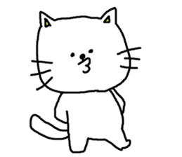 Cat that immediately reply sticker #3190079