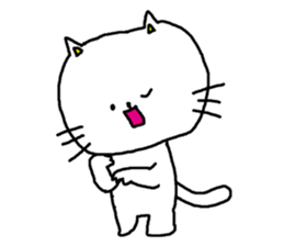 Cat that immediately reply sticker #3190081