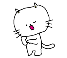 Cat that immediately reply sticker #3190081