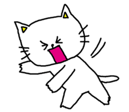 Cat that immediately reply sticker #3190082