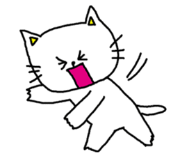Cat that immediately reply sticker #3190082