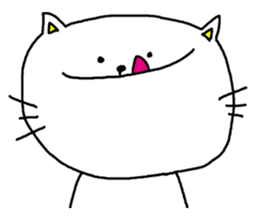 Cat that immediately reply sticker #3190083