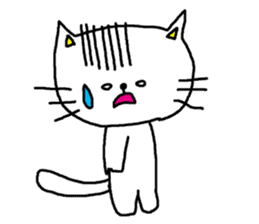 Cat that immediately reply sticker #3190085