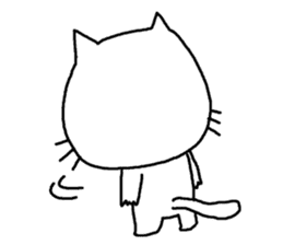 Cat that immediately reply sticker #3190089