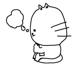 Cat that immediately reply sticker #3190093