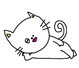 Cat that immediately reply sticker #3190094