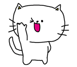 Cat that immediately reply sticker #3190095