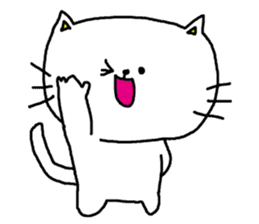 Cat that immediately reply sticker #3190095