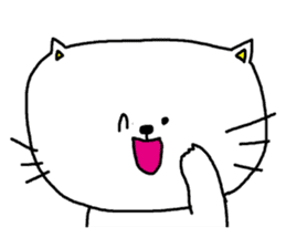Cat that immediately reply sticker #3190096