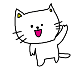 Cat that immediately reply sticker #3190098