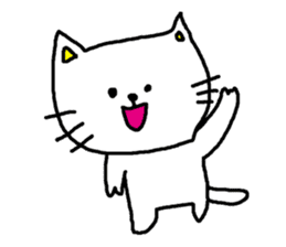 Cat that immediately reply sticker #3190098