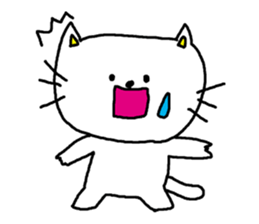 Cat that immediately reply sticker #3190099