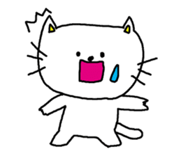 Cat that immediately reply sticker #3190099