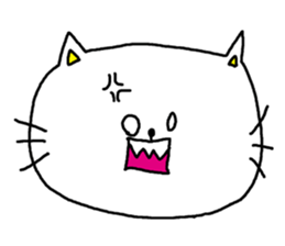 Cat that immediately reply sticker #3190102