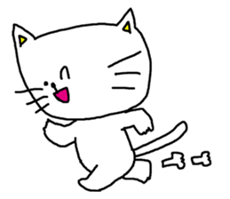 Cat that immediately reply sticker #3190103