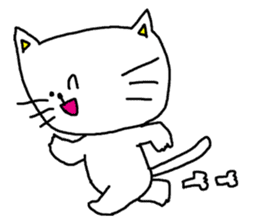 Cat that immediately reply sticker #3190103