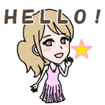 Natural girl sticker sticker #3190157