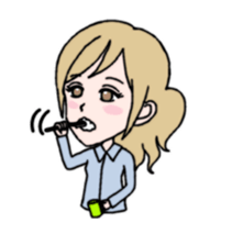 Natural girl sticker sticker #3190178