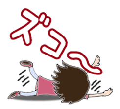 Daily life sticker of the girl sticker #3191572