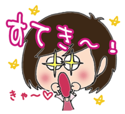 Daily life sticker of the girl sticker #3191580