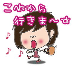 Daily life sticker of the girl sticker #3191583