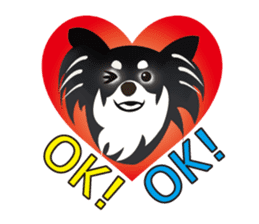 Uri Black Tan Chihuahua sticker #3191680