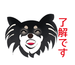 Uri Black Tan Chihuahua sticker #3191683