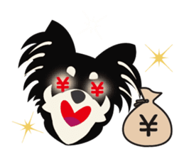 Uri Black Tan Chihuahua sticker #3191684
