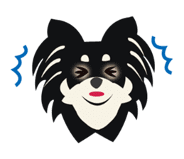 Uri Black Tan Chihuahua sticker #3191687