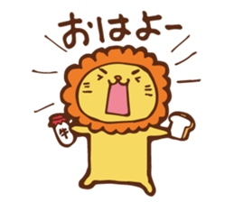 RAIO of a lion sticker #3192731