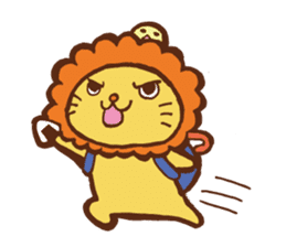 RAIO of a lion sticker #3192754