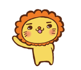 RAIO of a lion sticker #3192757