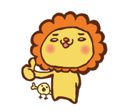 RAIO of a lion sticker #3192761