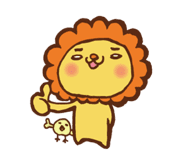 RAIO of a lion sticker #3192761