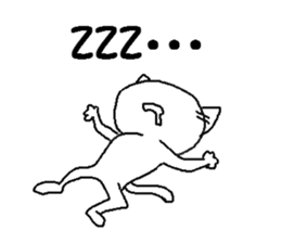 The reproof of cat sticker #3192879