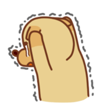 Cute face Animals sticker #3193102