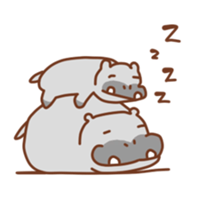 Cute face Animals sticker #3193114