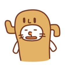 Cute face Animals sticker #3193127