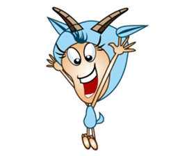 May-may Yang & Young-Young Blue sticker #3193228