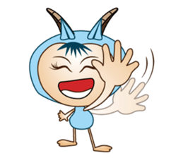 May-may Yang & Young-Young Blue sticker #3193240